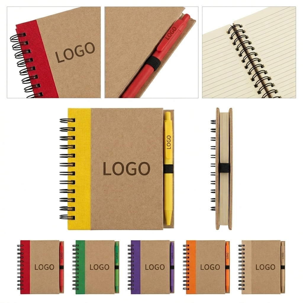 Personalized Eco-Friendly Notepad & Pen Combo for Promotional Gifting (Min 10 Units)