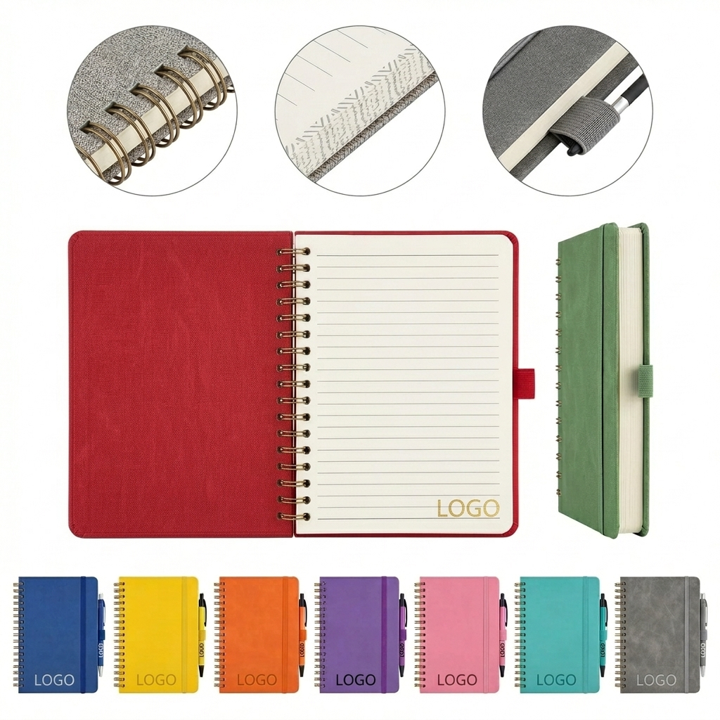 All-in-One Writing Journal with Pen Holder and Lined Paper