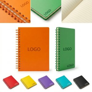 A5 Spiral-Bound Poly Cover Planner with Custom Logo