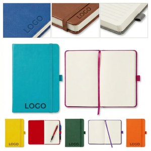 Bulk Order 100pcs Minimum - Durable A6 Hard Cover Notebook Set in 10 Colors