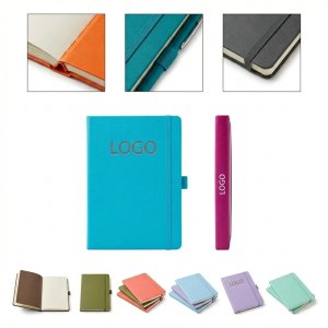 Premium Leather-Look Journal with Elastic Closure, 10 Vibrant Cover Colors